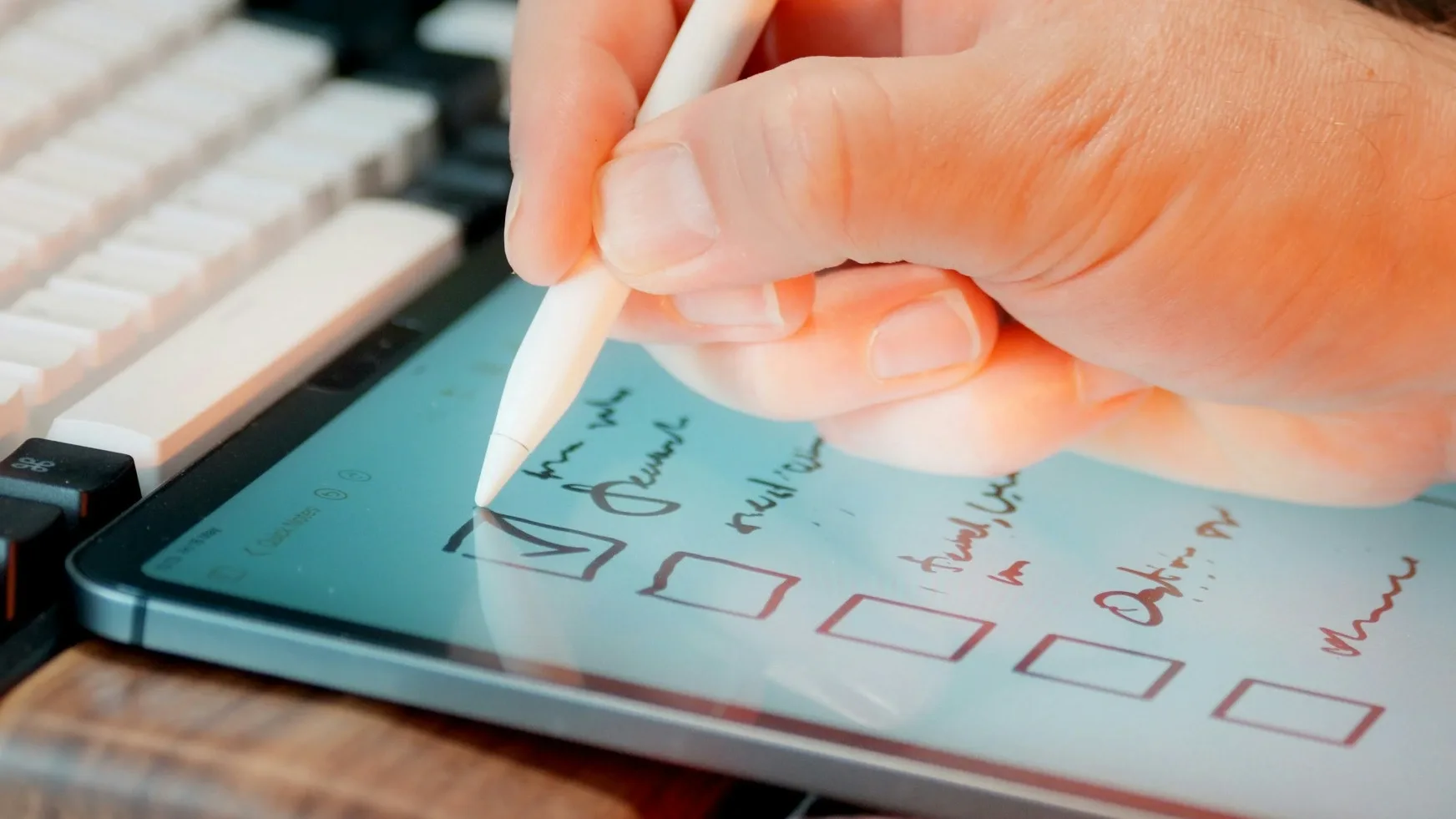 Équipe organisant un événement d'entreprise avec une checklist, un planning et des documents de préparation sur une table de travail.